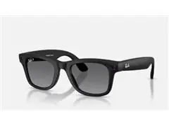 Óculos Ray-Ban Meta Wayfarer RW4012 GEN 2 Shiny Black Transitions Gree - 0