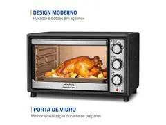 Forno Elétrico Mondial Family II 42L Preto 1600W 110V - 6