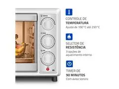Forno Elétrico Mondial Family II 42L Branco 1600W 220V - 4