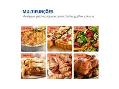 Forno Elétrico Mondial Family II 42L Preto/Inox 1600W 110V - 2