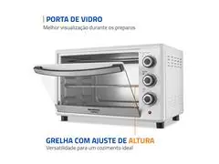 Forno Elétrico Mondial Family II 42L Branco/Inox 1600W 110V - 6