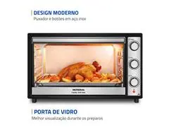 Forno Elétrico Mondial Family Grill 60L Preto/Inox 2000W 220V - 6