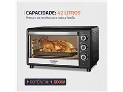 Forno Elétrico Mondial Family II 42L Preto/Inox 1600W 110V - 2