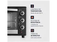 Forno Elétrico Mondial Family II 42L Preto/Inox 1600W 220V - 4