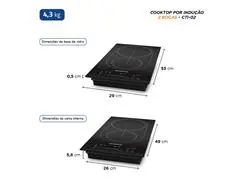 Cooktop por Indução Mondial 2 Bocas 3500W 220V - 6