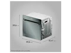 Forno de Embutir Elétrico Electrolux 80L Time e Convecção Espelhado - 9