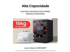 Lava e Seca Smart LG 16kg Black Inox com AI DD™ 220V - 7