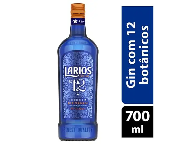 Larios Gin 12 Premium Mediterrâneo 700ml