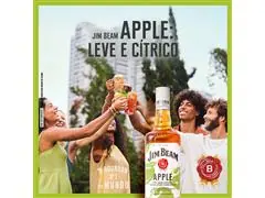 Jim Beam Licor Apple 1L - 2