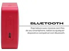 Caixa de Som Portátil JBL Go Essential 2 3W Bluetooth  Vermelha - 8