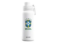 Garrafa Térmica Inox Gocase Copa Mundo Brasil Branca 950ml