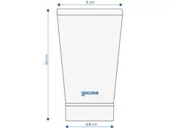 Copo Termico Azul Gocase 470ml Copa Brasil - 6