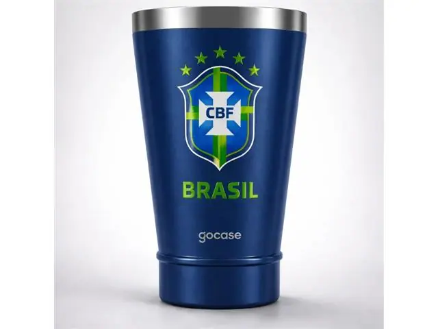 Copo Termico Azul Gocase 470ml Copa Brasil