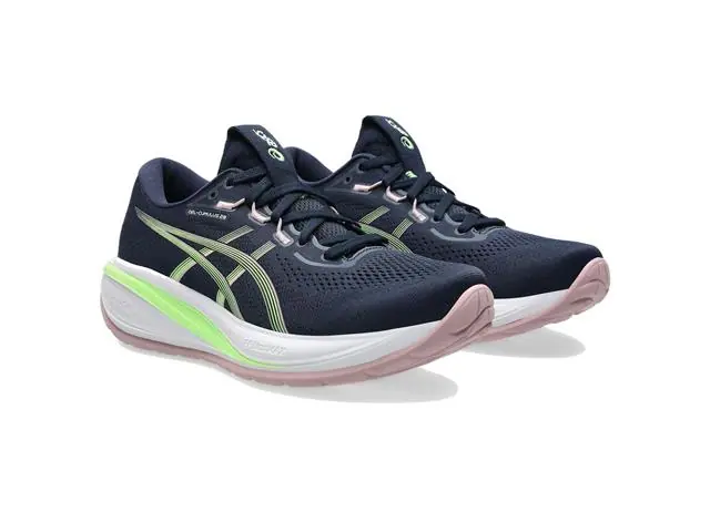 Tênis Asics Gel-Cumulus 28 Midnight/Illuminate Green Fem Tam 36