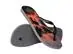 Chinelo Havaianas Top Surfer I Cinza Aco/Preto/Laranja Sunset Tam 37-3 - 3