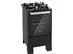 Fogão de Piso Fischer 4 Bc FIT LINE Gás Trempe IRON Bivolt Preto - 1