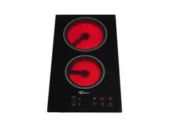 Fogão Cooktop Fischer 2Q Elétrico Mesa Vitrocerâmica Touch Preto 220V