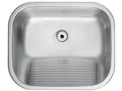 Tanque Inox Encaixe 34l Acetinado 50cm X 40cm Tramontina Cor Inox