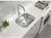 Tanque Inox Encaixe 34l Acetinado 50cm X 40cm Tramontina Cor Inox - 1