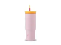 Copo Térmico Owala Tumbler Inox Com Canudo 710ml Pink Candy Store