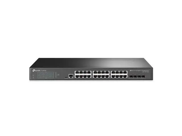 Switch TP-LINK 24 Portas 4 Slots SFP Gerenciável