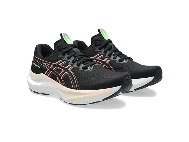 Tênis Asics Gt-2000 14 Black/Sun Coral Fem Tam 34