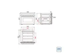 Forno Combinado com Micro-ondas Tramontina Epic T smart 60 F10 35 L Gl - 1