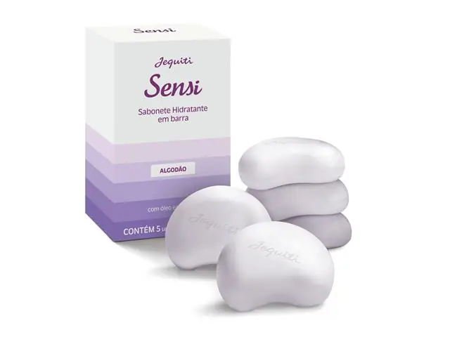 Sabonete Hidratante Em Barra Sensi Algodao, 5X80G
