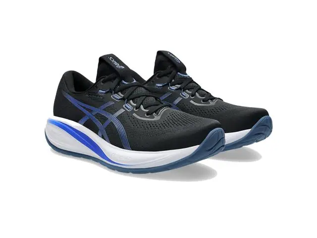 Tênis Asics Gel-Cumulus 28, 006 Black/Neon Blue Masc