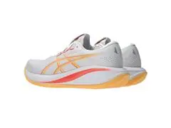 Tênis Asics Gel-Cumulus 28, 103 White/Orange Glow Fem - 1