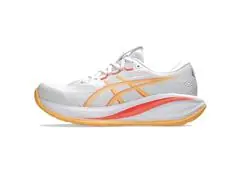 Tênis Asics Gel-Cumulus 28, 103 White/Orange Glow Fem - 4