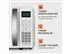 Micro-ondas Mondial 21L MO-01-21-W Branco 110V - 2