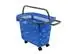 Cesta 30 Litros  Azul Padrao Com Rodas - 0