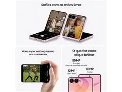 Smartphone Samsung Galaxy Z Flip8 5G 6.9" 512GB 12GB RAM 50+12MP Preto - 2