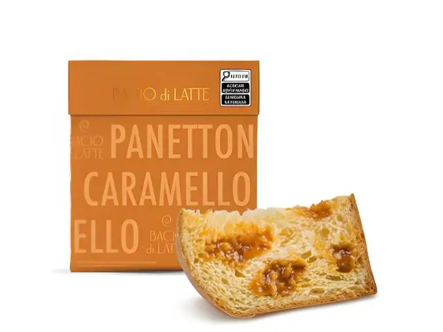 Panettone Bacio di Latte Recheio de Caramelo Salgado 700G