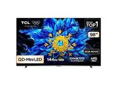 Smart TV TCL Advanced 98” 4K QD-Mini LED Google TV 144Hz VRR