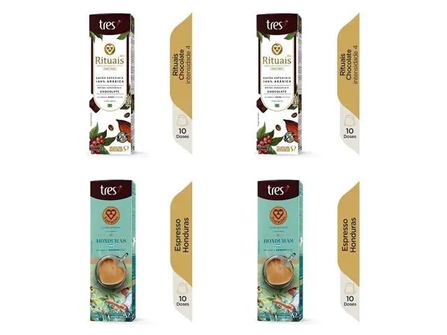 40 Cápsulas Três Corações Duo Rituais – Chocolate e Especiais