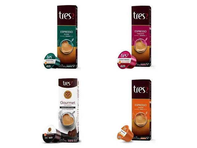 Combo 40 Cápsulas Espresso 3 Corações: Pleno, Vibrante, Gourmet, Ameno