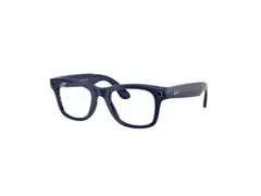 Óculos Ray-Ban Meta Wayfarer Shiny Cosm. Blue | Trans. Sapphire 53mm - 0