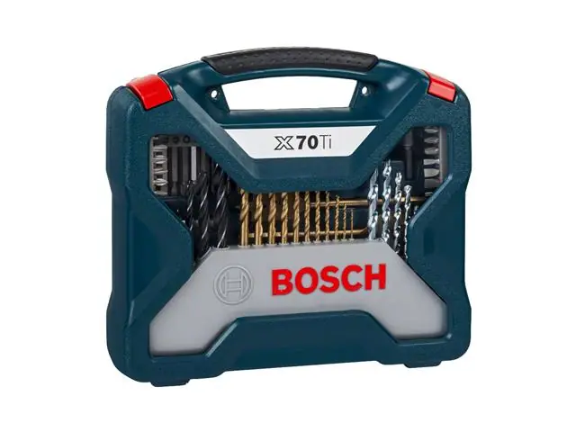 Kit de Pontas e Brocas Bosch X-LINE Titânio 70 Peças