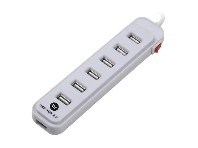 Hub BRIGHT 7 Portas Branco