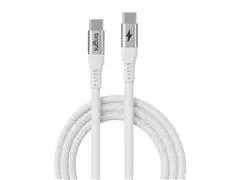 Cabo USB-C BRIGHT Branco 3A 1 Metro - 0