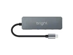 Hub USB-C BRIGHT com 4 Portas USB 3.0 - 0
