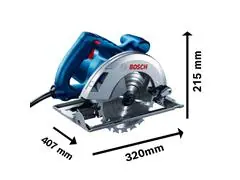 Serra Circular 7.1/4" Bosch GKS 20-65 220V com 1 Disco - 5