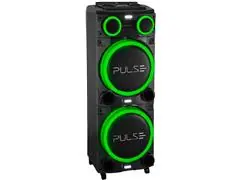 Caixa de Som Pulse Torre Double 12"pol LED 2700w - Bivolt