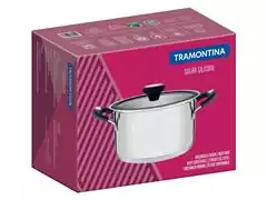 Caçarola Tramontina Aço Inox Solar Silicone 20cm 2,9 Litros - 1