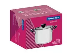 Caçarola Tramontina Fda.Aço Inox Solar Silicone 24cm 6,1 Litros - 1