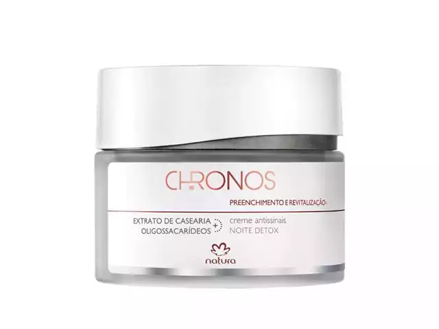 Creme Antissinais 60+ Noite Preenchimento e Revitalização Chronos 40g