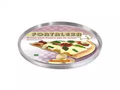 Forma para Pizza Fortaleza Alumínio Polido Ø 35cm - 1