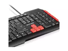 Teclado Multimídia Multilaser Gamer Red Keys USB TC160 - 1